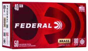 Federal WM5223 Champion Training 40S&W 180gr Full Metal Jacket 50 Per Box/20 Case
