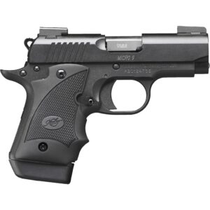 Kimber Micro 9 9mm 3.15 in Matte Black with Hogue grip and Truglo TFX sights