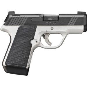 Kimber EVO SP Two-Tone 9mm pistol in KimPro Silver with Tritium night sights