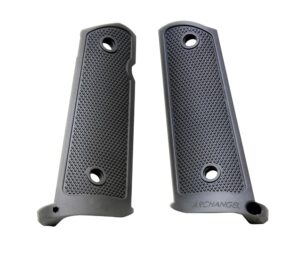 ProMag Archangel AA108 aluminum grip panels black anodized diamond checkering for 1911