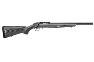Ruger American Rimfire Target .22 LR 18 inch threaded bull barrel black laminate stock