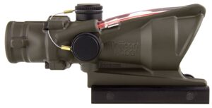 Trijicon ACOG 4x32mm OD Green illuminated red chevron scope 100309