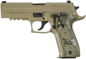 Sig Sauer P226 Scorpion 9mm 4.4in Flat Dark Earth with Hogue G10 grips