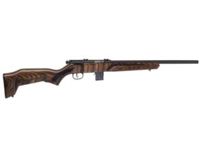 Savage 93R17 Minimalist .17 HMR 18-inch threaded barrel brown laminate stock