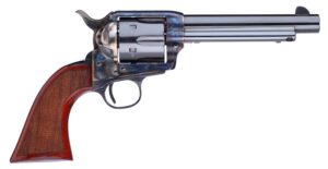 Taylors and Company Short Stroke Gunfighter 45 Colt 5.50 inch blued barrel case-hardened frame