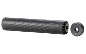 AnechoX 30L titanium suppressor, black Cerakote, 30Cal