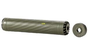 ANECHOIC ANECHOX 35 suppressor Olive Drab Cerakote Titanium 1.61 inch diameter