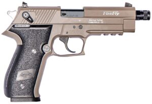 GSG Firefly .22 LR pistol tan 4.9in threaded 13rd GERG2213TFFTA