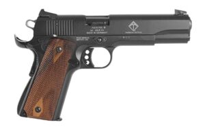 ATI GSG 1911 .22 LR pistol 5-inch barrel walnut grips CA compliant