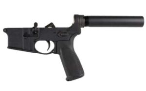 BCM pistol lower group with pistol receiver extension in black