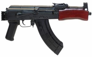 Century Arms Mini Draco HG2137PR-N 7.62x39 7.75in pistol with Russian red wood handguard