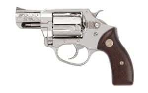 Charter Arms Undercover 73829 .38 Special 2-inch hi-polish stainless revolver with wood grips