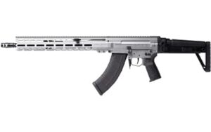 CMMG DISSENT MK47 7.62x39 16.1 inch Tungsten Cerakote rifle side view