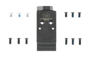 C&H Precision V4 steel optic plate for CZ Shadow 2 in black finish