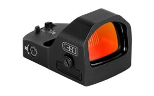 C&H Precision EDC XL red multi-dot reflex optic, 22mm objective, black finish