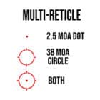 C&H Precision Max RMSC red dot optic 2.5 MOA 24mm 1x