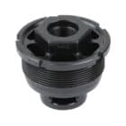 Dead Air HUB Taper DT direct thread brake mount 1/2x28 nitride black .22 caliber