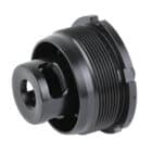Dead Air HUB Taper DT direct thread brake mount 1/2x28 nitride black .22 caliber