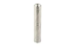 Energetic Armament NYX titanium suppressor for .22 LR, bead blast silver, 1/2-28 RH