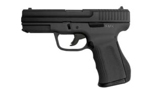 FMK 9C1 G2 9mm compact matte black polymer pistol with serrated slide