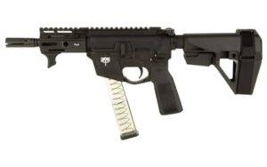 Freedom Ordnance FX9 9mm pistol 4-inch barrel SBA5 brace black