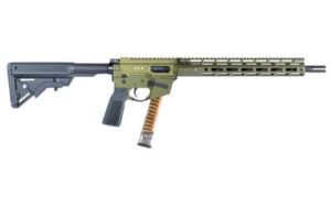 Freedom Ordnance FX9 Elite 9mm rifle in Olive Drab Green, optics-ready