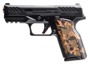Fusion Firearms XF-FRO 9mm bronze all-metal pistol with 4-inch fluted barrel and optic-ready slide