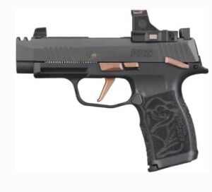 Sig Sauer P365 XL ROSE Comp 9mm 3.1 in with ROMEO-RS optic and rose gold controls