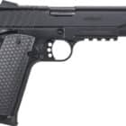 EAA Girsan MC1911S Influencer .45 ACP 5-inch blued barrel pistol with black slide, frame and polymer grips