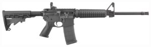 Ruger AR-556 5.56 NATO 16.1 inch rifle in black with Magpul 30-round PMAG