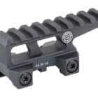 GBRS Lerna mount for EOTech EXPS in anodized black showing elevated optic centerline