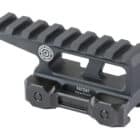 GBRS Lerna mount for EOTech EXPS in anodized black showing elevated optic centerline