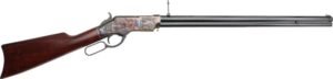 Cimarron 1860 Henry .44-40 WIN 24-inch barrel steel frame blued walnut stock