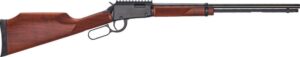 Henry Magnum Express .22 WMR lever-action rifle with 19.25 inch barrel and walnut stock