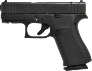 Glock 43X MOS 9mm subcompact pistol black MOS cut front rail with two magazines