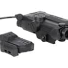 Holosun IRIS-GR1 green laser with remote cable switch mounted on a Picatinny rail