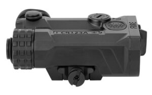 Holosun IRIS 2 green and infrared laser module mounted on Picatinny rail