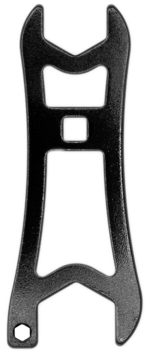 HUXWRX HUX WRENCH QD - SDMR removal wrench shown on a workbench