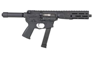 LWRC IC-9 ICP9B8 9mm pistol with 8.50 inch threaded barrel and black finish