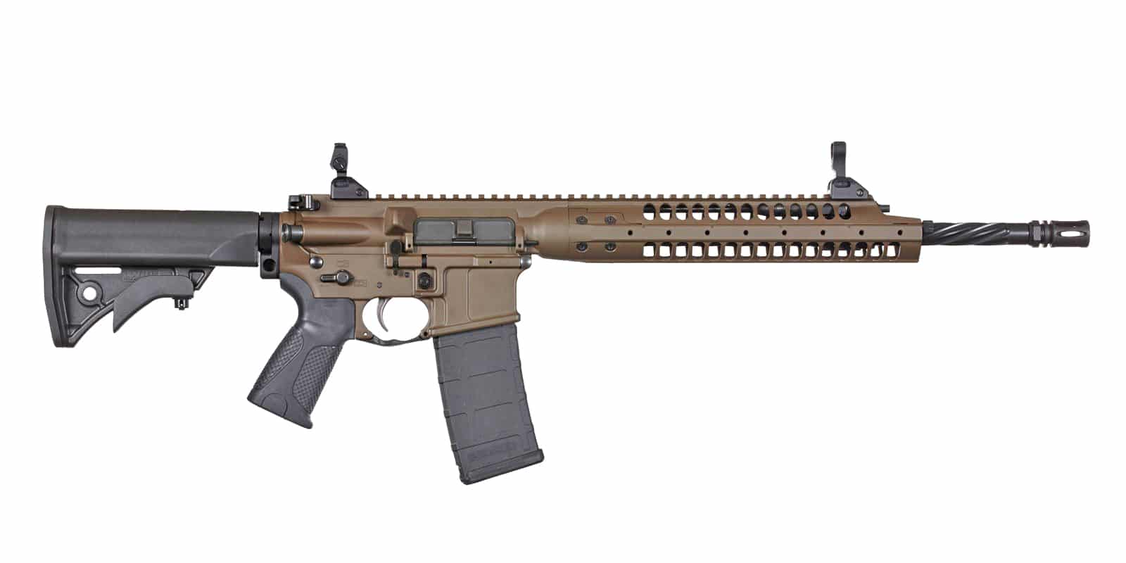 LWRC DI 5.56MM Patriot Brown | 16.1" | 30+1 | M-LOK