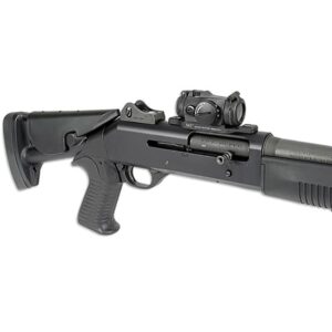 Midwest Industries MI Benelli M4 Aimpoint T2 mount installed on Benelli M4 receiver