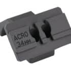 Midwest MK2 34mm ACRO 45 offset red dot mount in black