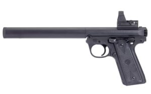 Maxim Defense Ruger MKIV-SD integrally suppressed .22 LR pistol in black