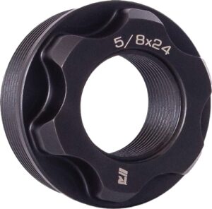 Rugged Suppressors Obsidian Fixed Mount .578x28 black thread mount
