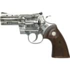Colt Python Revolver .357 Mag 3in Engraved Stainless with walnut grip
