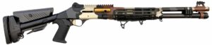 ORTHOS Raider S4 Elite Alpine 12GA shotgun in alpine camo, side view