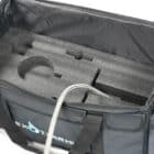Exothermic Technologies Pulsefire Backpack Carry Bag black stiff-sided nylon with external pouches