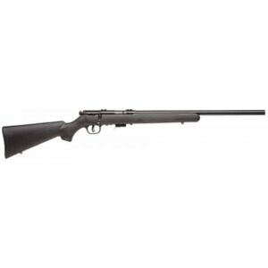 Savage Mark II FV .22 LR bolt-action rifle, 21-inch heavy blued barrel, black synthetic stock