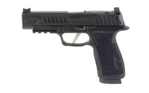 SIG Sauer P365 FUSE 9mm 4.3in pistol with black AXG grip and optic-ready slide