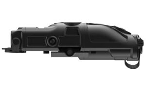Steiner ATLAS green laser weaponlight in black mounted on a Picatinny rail